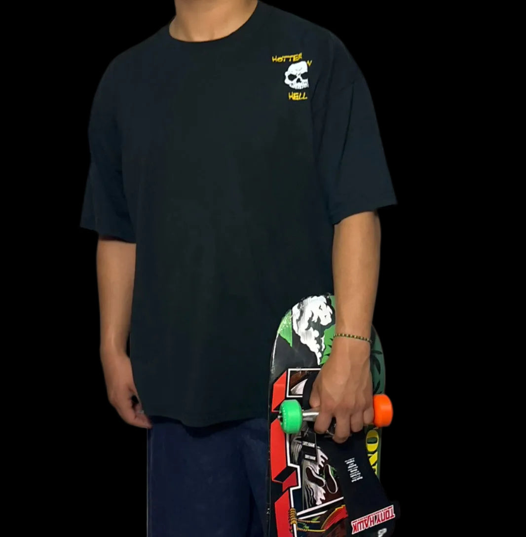 Hotter than hell black tshirt