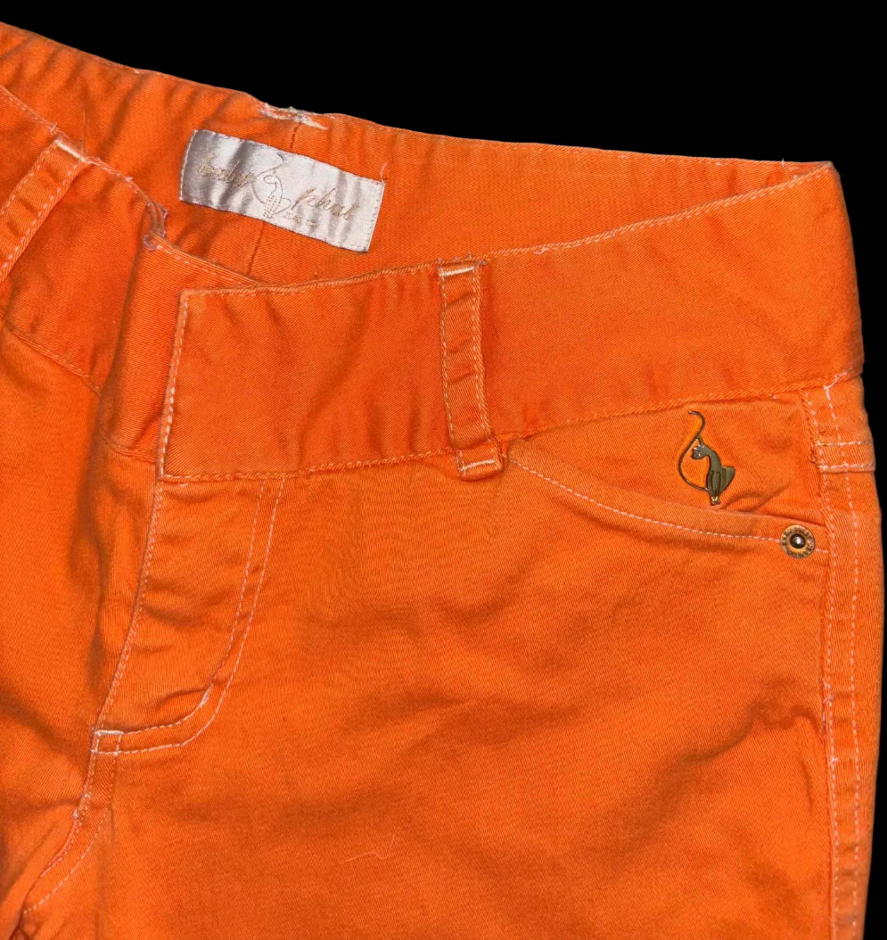 Baby phat orange capris