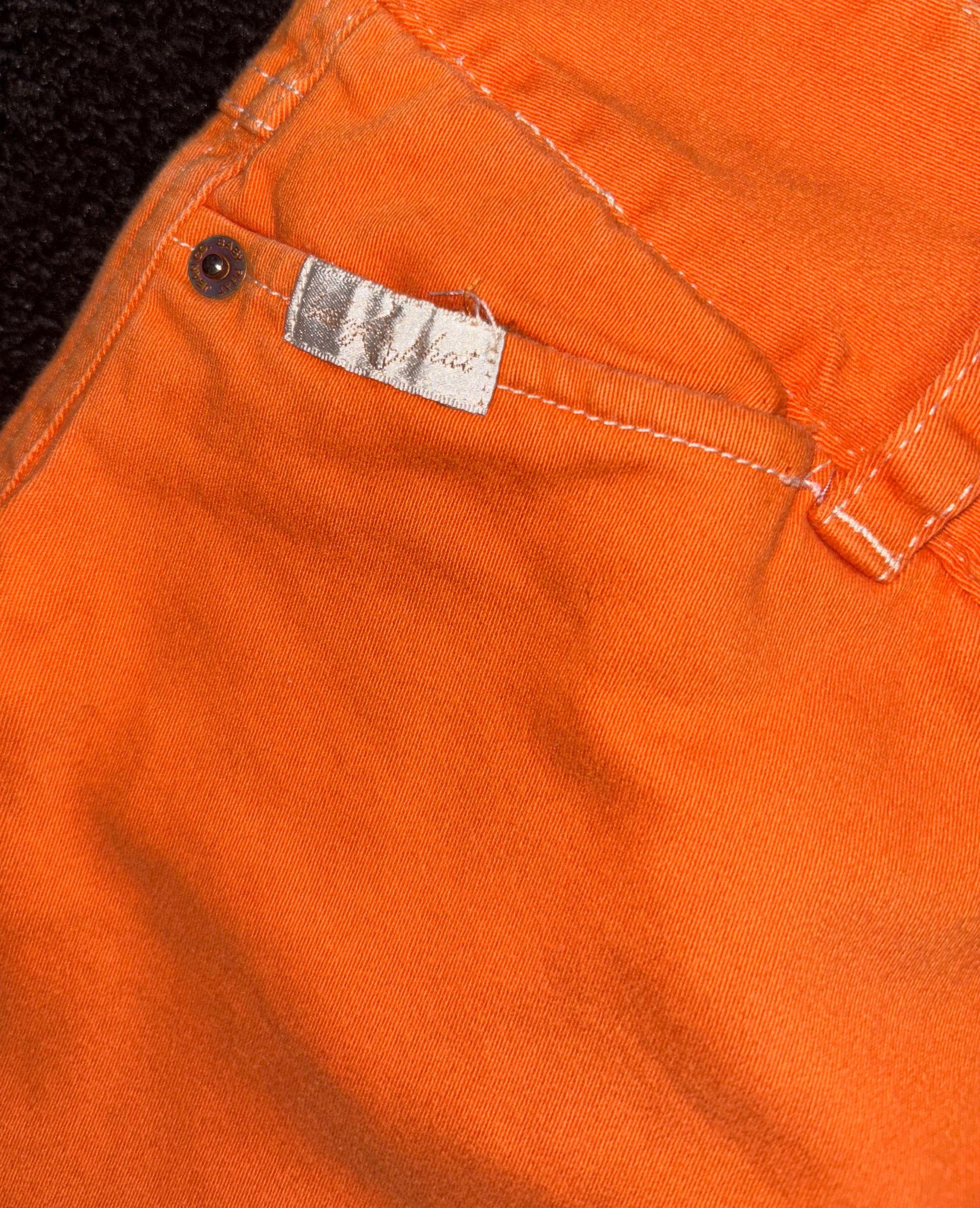 Baby phat orange capris