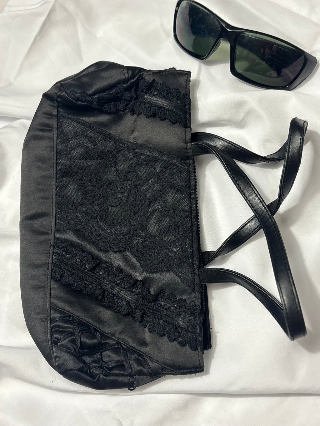 Black lace Vs purse