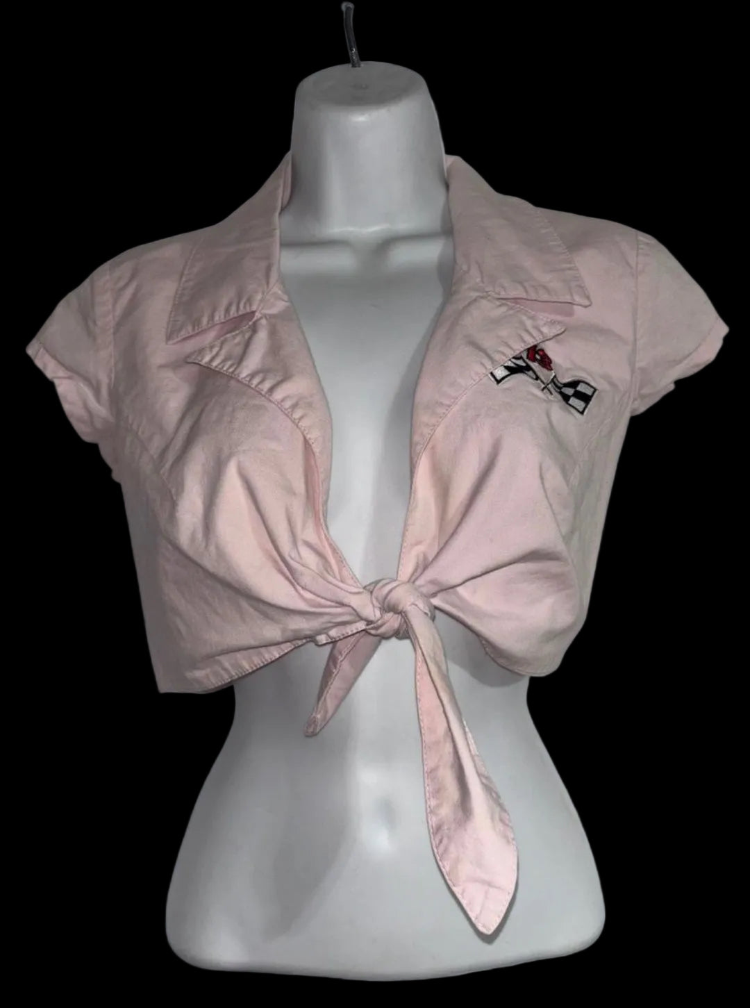 Lucky 13 pink hotrod tie top