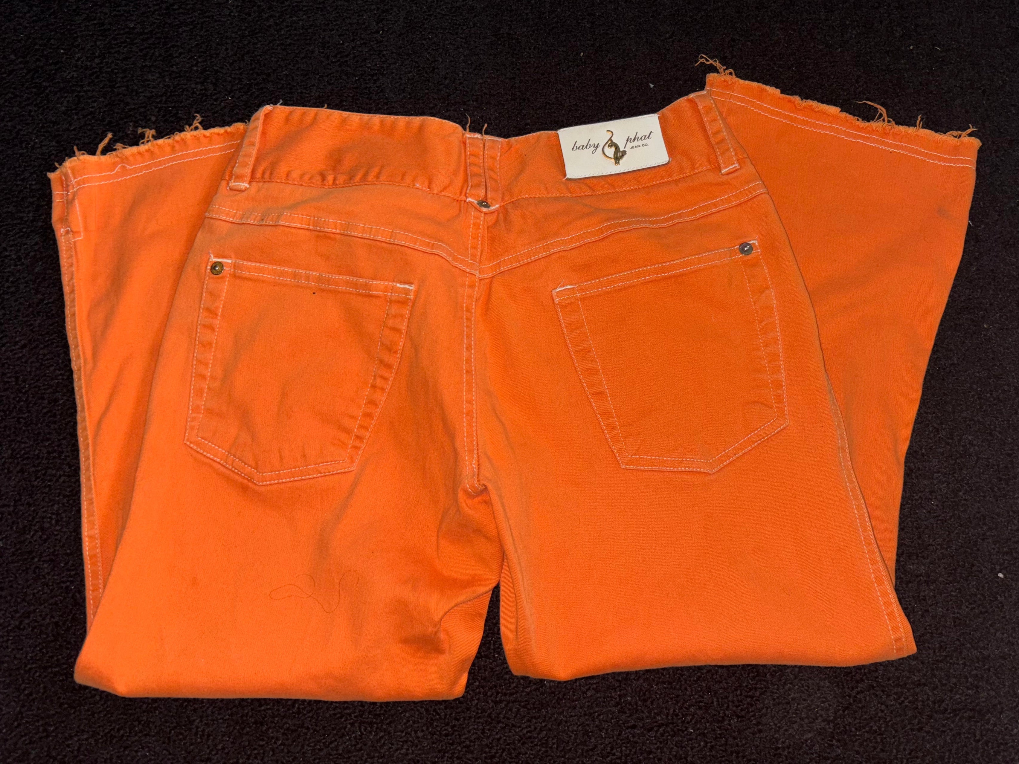 Baby phat orange capris