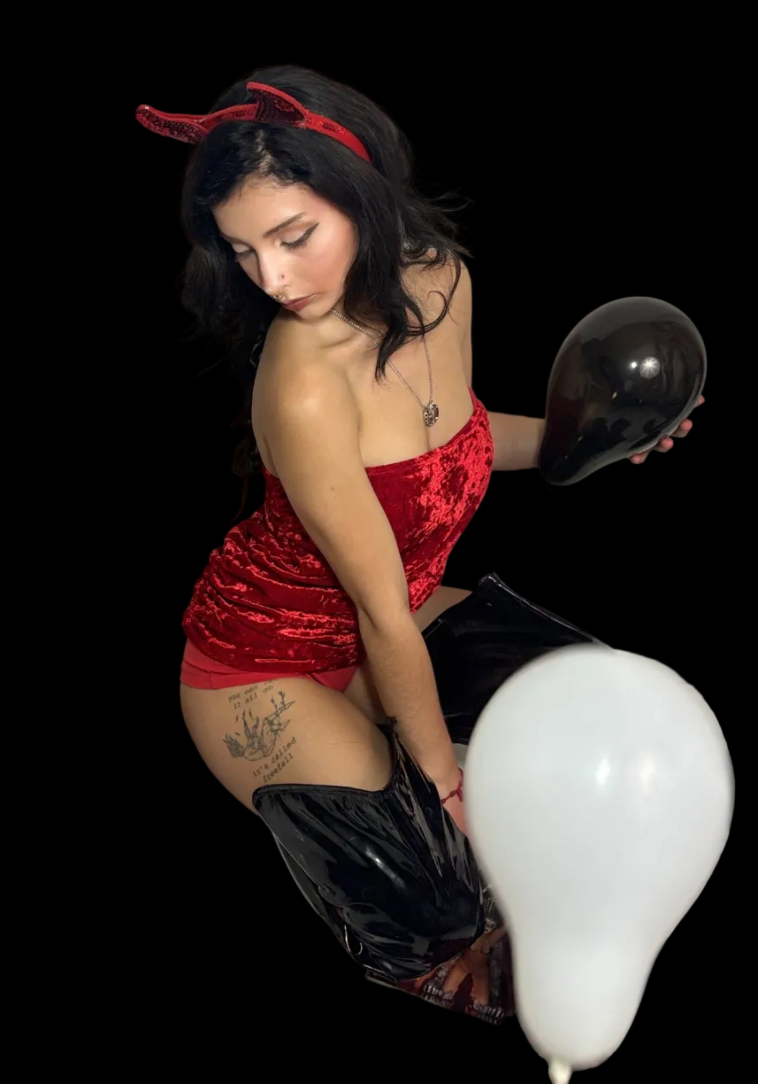 Bebe crushed velvet red tube top